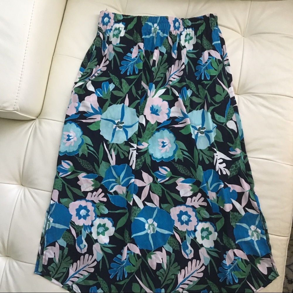 Loft - Casual, tropical midi skirt 🌸 🏝